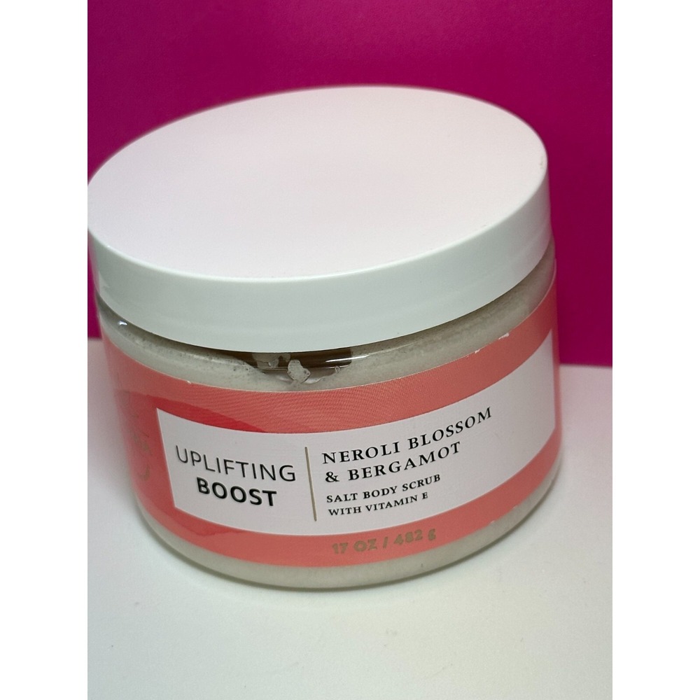 Bath & Body Works - Uplifting Boost~NEROLI & BERGAMOT Salt Body Scrub 17 oz